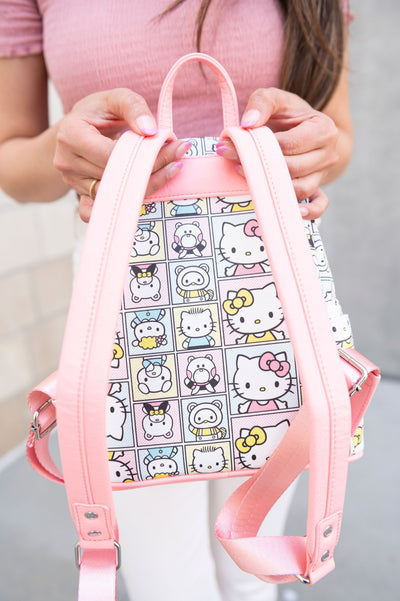 707 Street Exclusive - Loungefly Sanrio Hello Kitty and Friends Mini Backpack - IRL Back