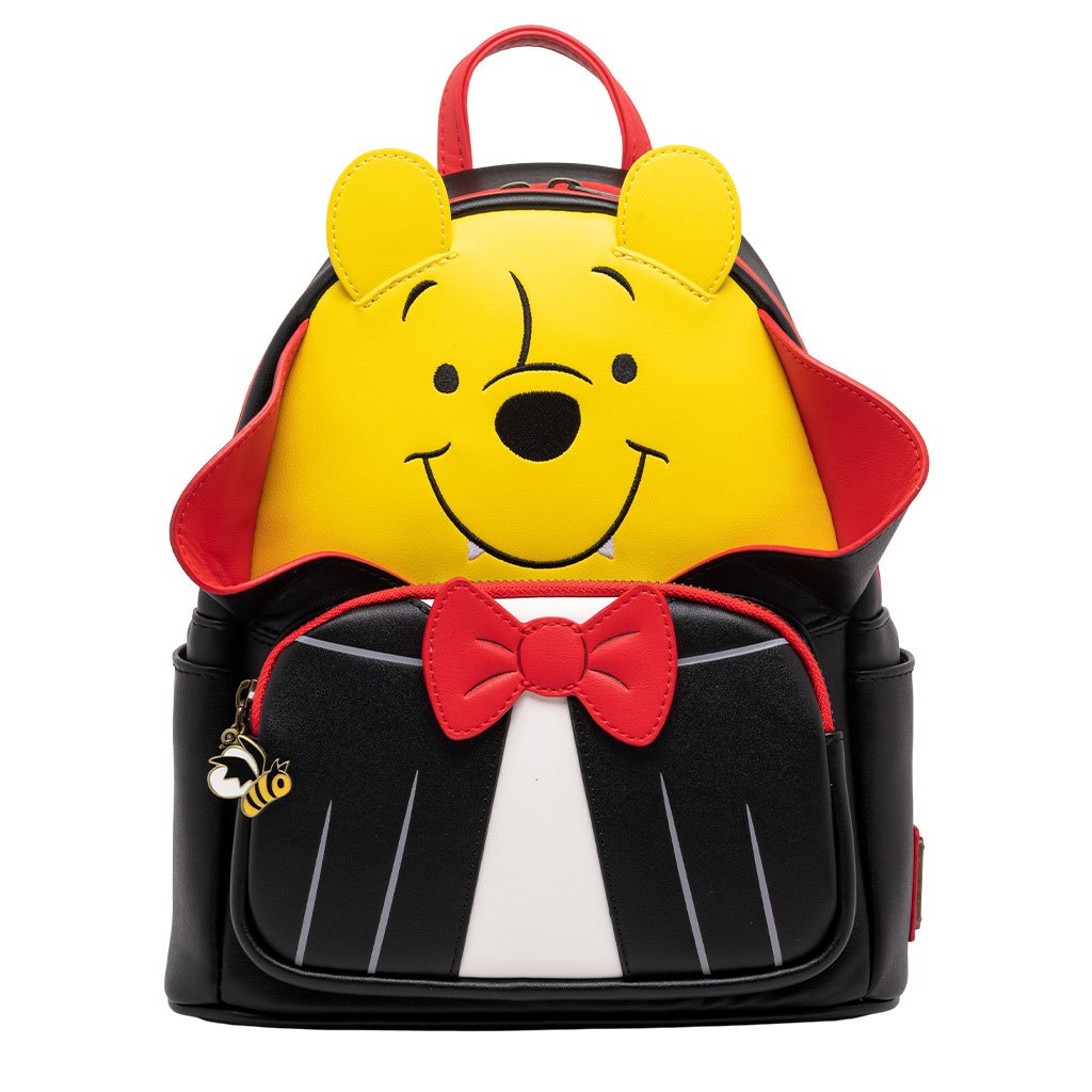 707 Street Exclusive - Loungefly Disney Vampire Winnie the Pooh Cosplay Mini Backpack - FRONT