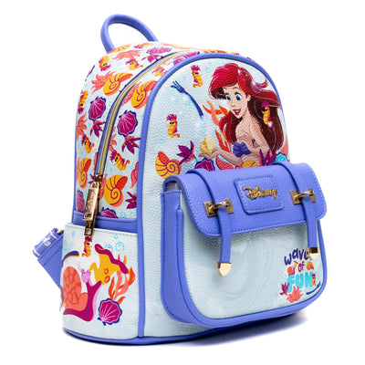 WondaPop Disney The Little Mermaid Mini Backpack - Side View