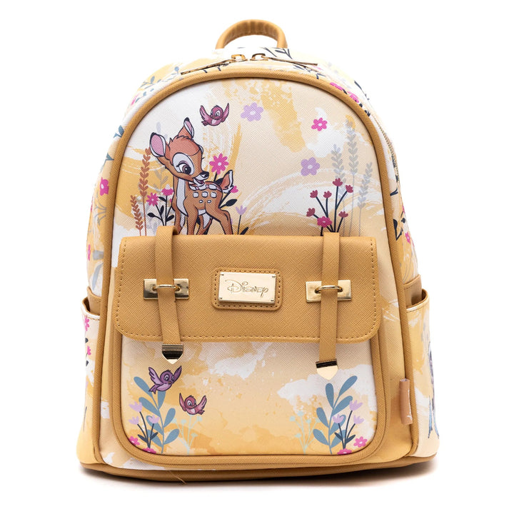 bambi loungefly mini backpack WondaPop Disney Bambi Floral Mini Backpack – 707 Street