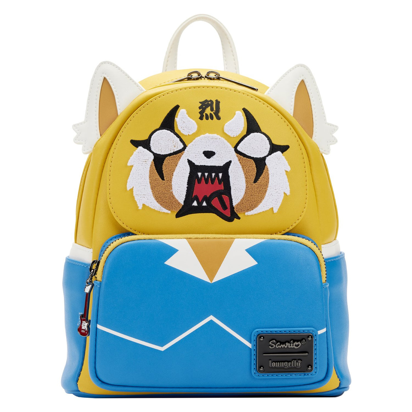 Loungefly Sanrio Aggretsuko Two Face Cosplay Mini Backpack - Applique Face Change