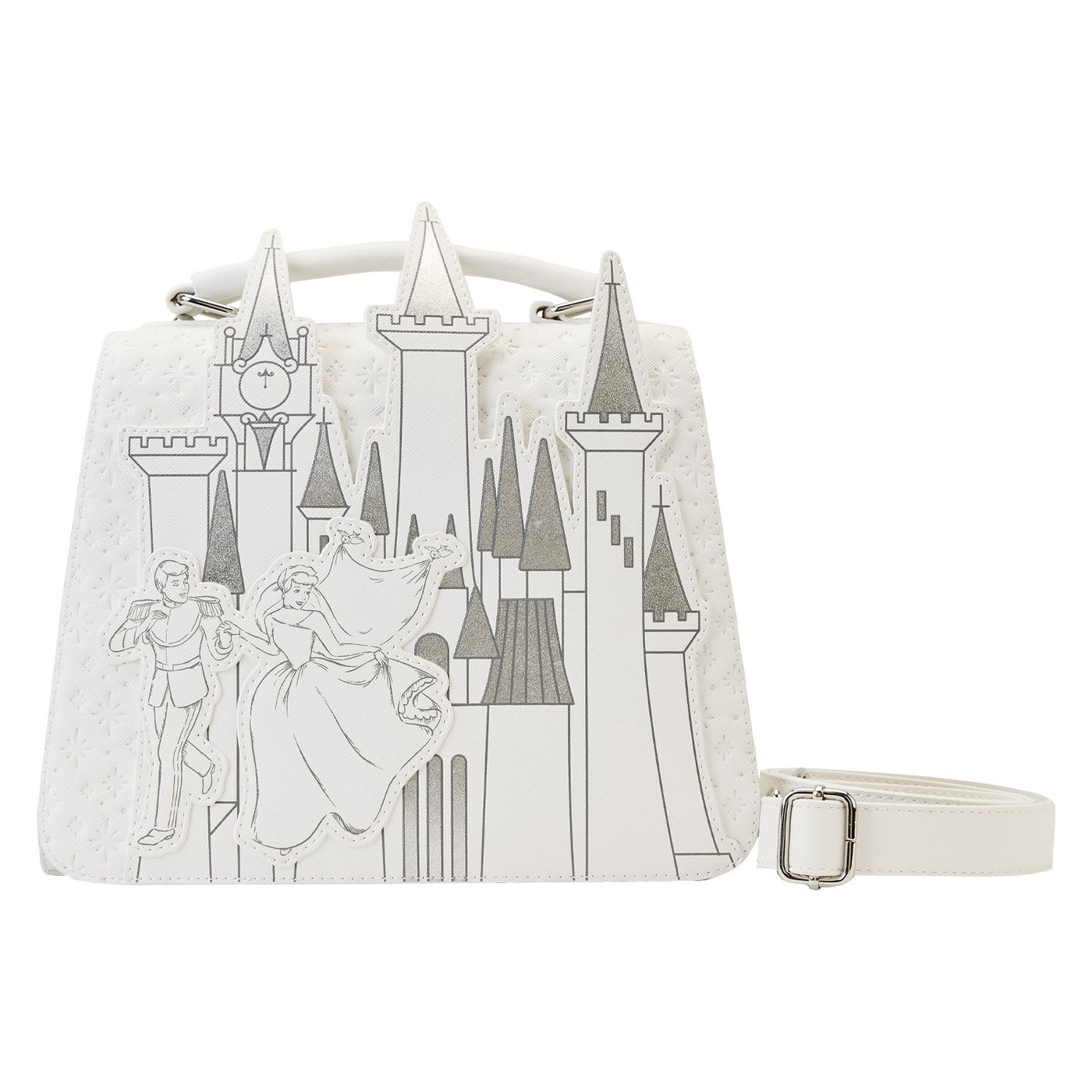 Loungefly Disney Cinderella Happily Ever After Crossbody Bag - Front - 671803391376