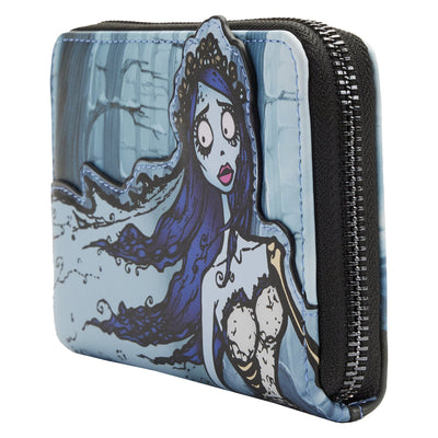 Loungefly Corpse Bride Emily Forest Zip-Around Wallet - Side View