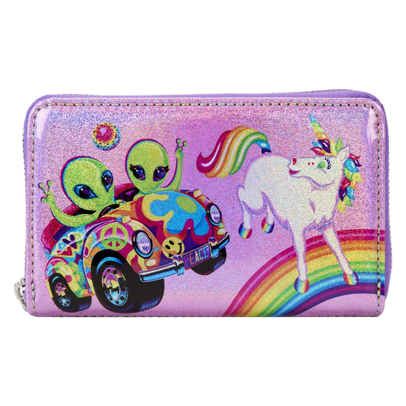 Loungefly Lisa Frank Color Block Wallet - Front