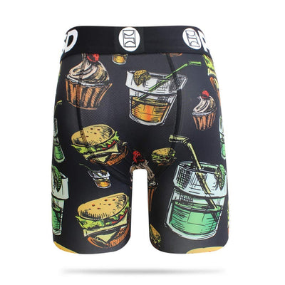 Cupcakes and Burgers Boxer Brief