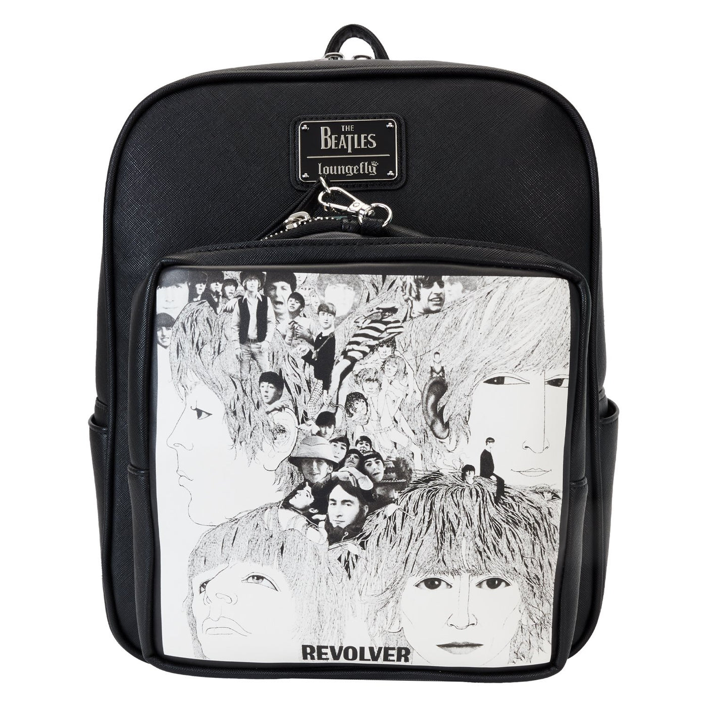Loungefly The Beatles Revolver Album with Record Pouch Mini Backpack - Front