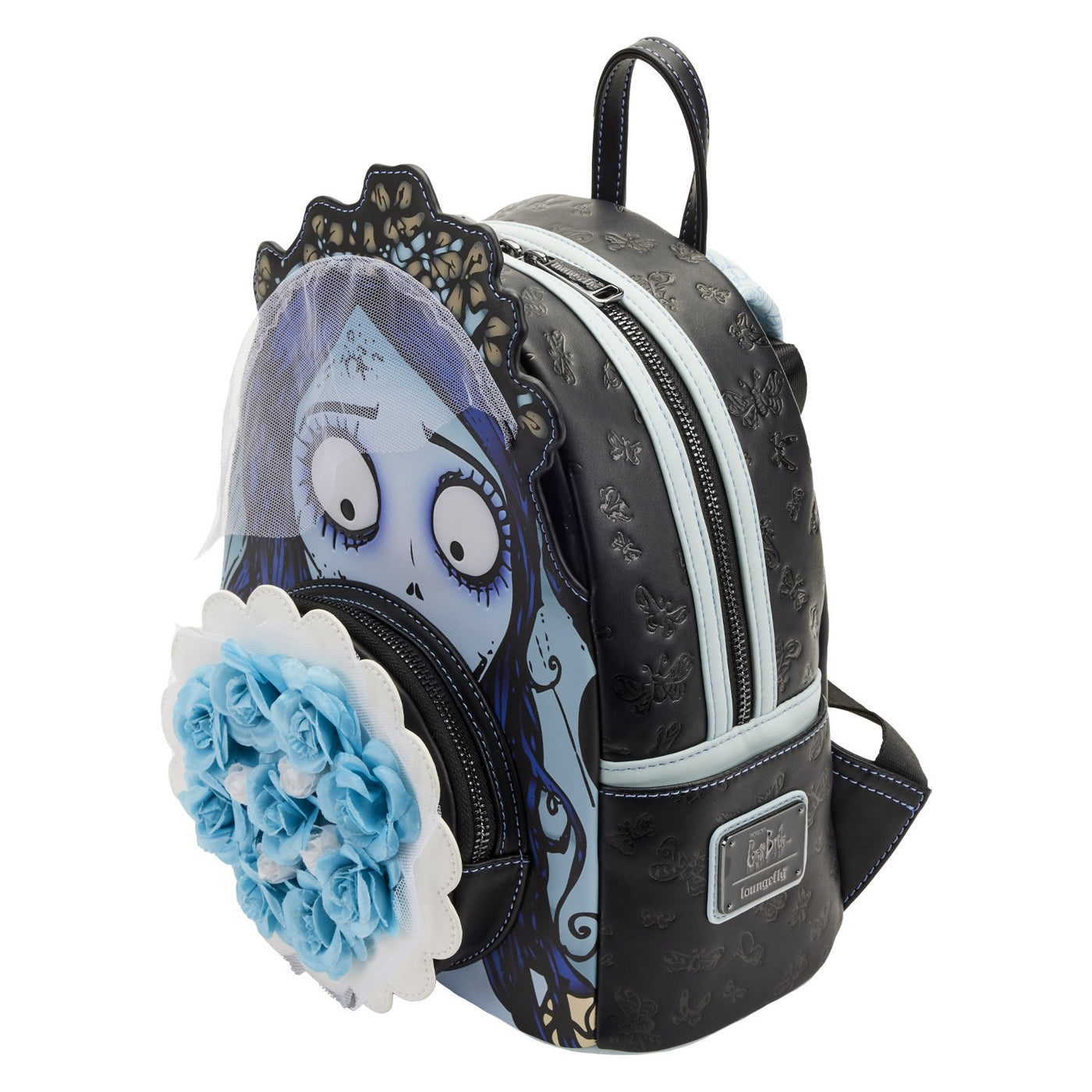 Loungefly Corpse Bride Emily Bouquet Mini Backpack - Top View