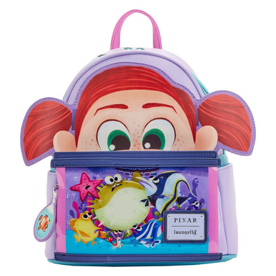 Loungefly Pixar Moments Finding Nemo Darla Mini Backpack - Front