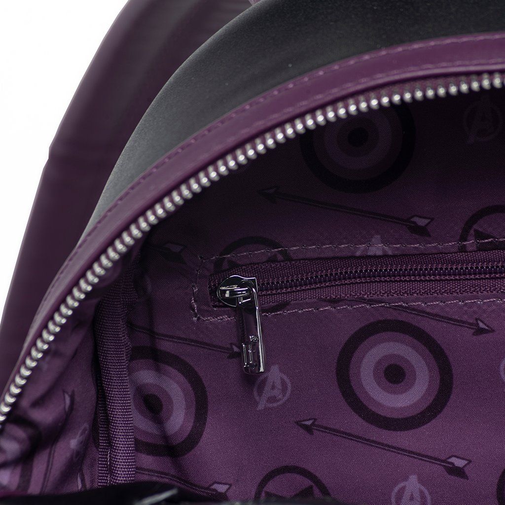 707 Street Exclusive - Loungefly Marvel Hawkeye Cosplay Mini Backpack - Interior Lining