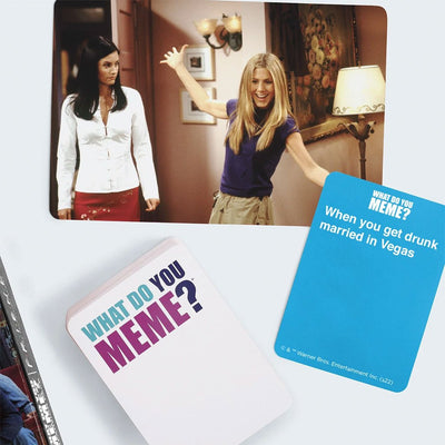 What Do You Meme® Warner Brothers Friends Expansion Pack Card Game - Game Scenario A