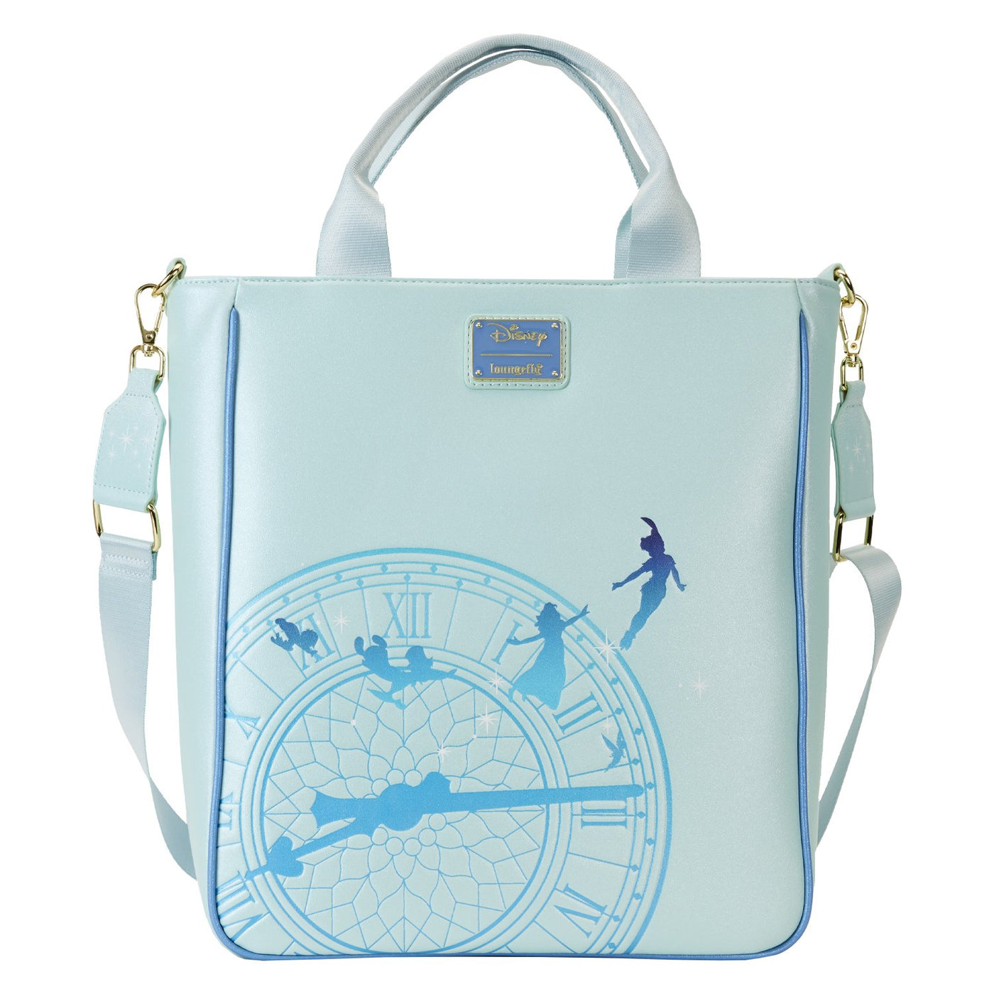 Loungefly Disney Peter Pan You Can Fly Glow Tote Bag - Back