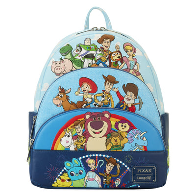 Loungefly Pixar Toy Story Movie Collab Triple Pocket Mini Backpack - Front