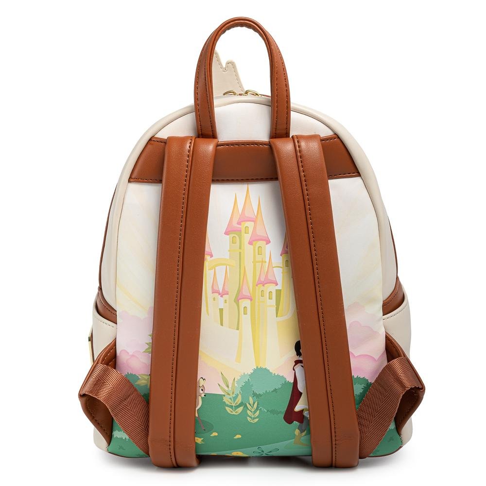 Loungefly Disney Snow White Castle Series Mini Backpack - Back
