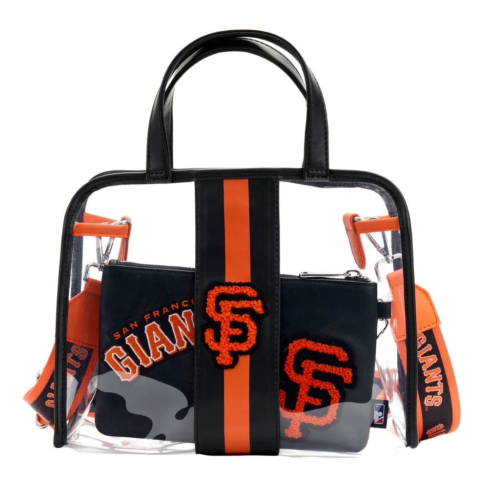 Loungefly MLB San Francisco Giants Stadium Crossbody with Pouch - Front With Pouch Inside