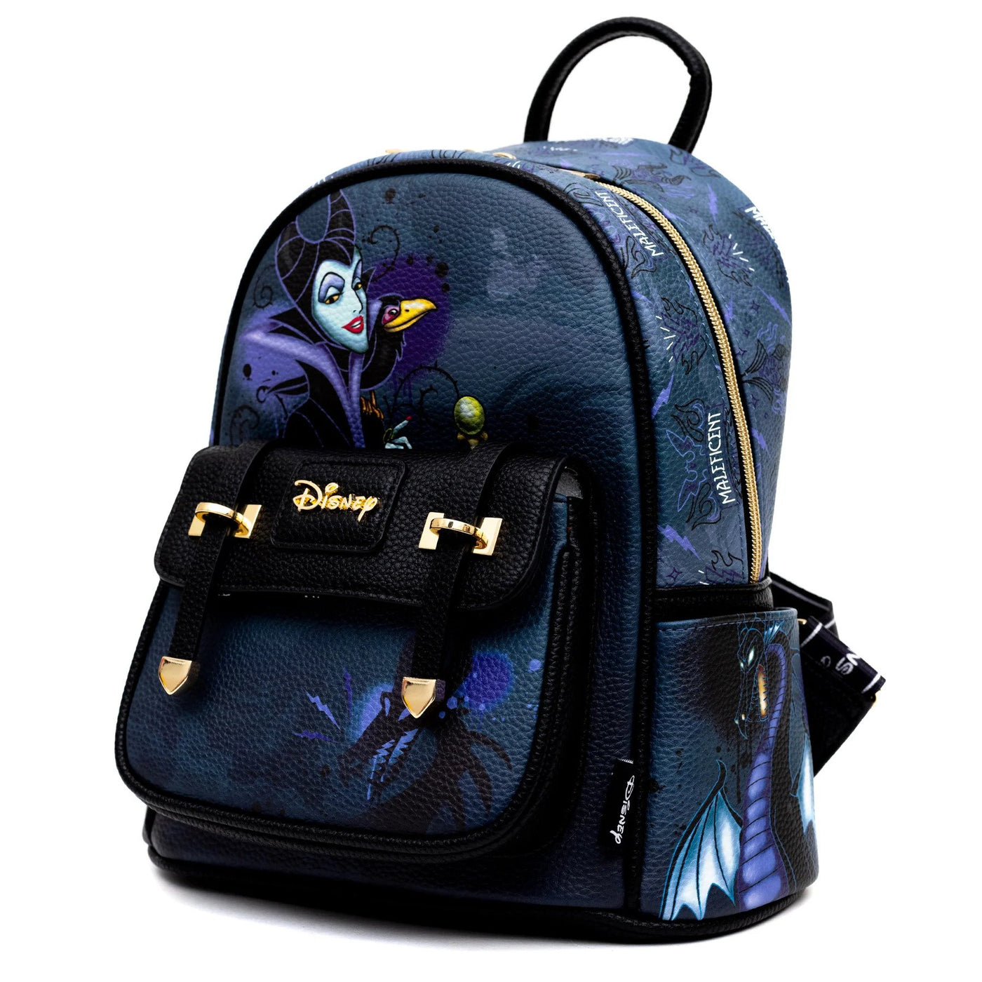 Loungefly Disney Maleficent Dragon Sequin Mini Backpack