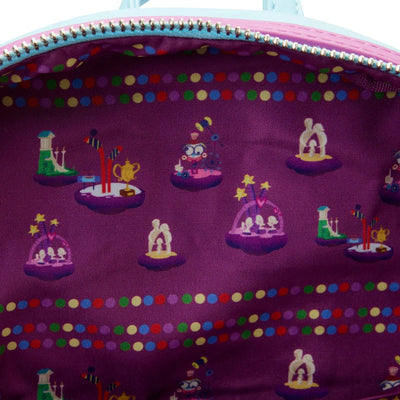 Loungefly Disney Pixar Moments Inside Out Control Panel Mini Backpack - Interior Lining