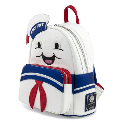 Loungefly Ghostbusters Stay Puft Marshmallow Man Mini Backpack - Close Up