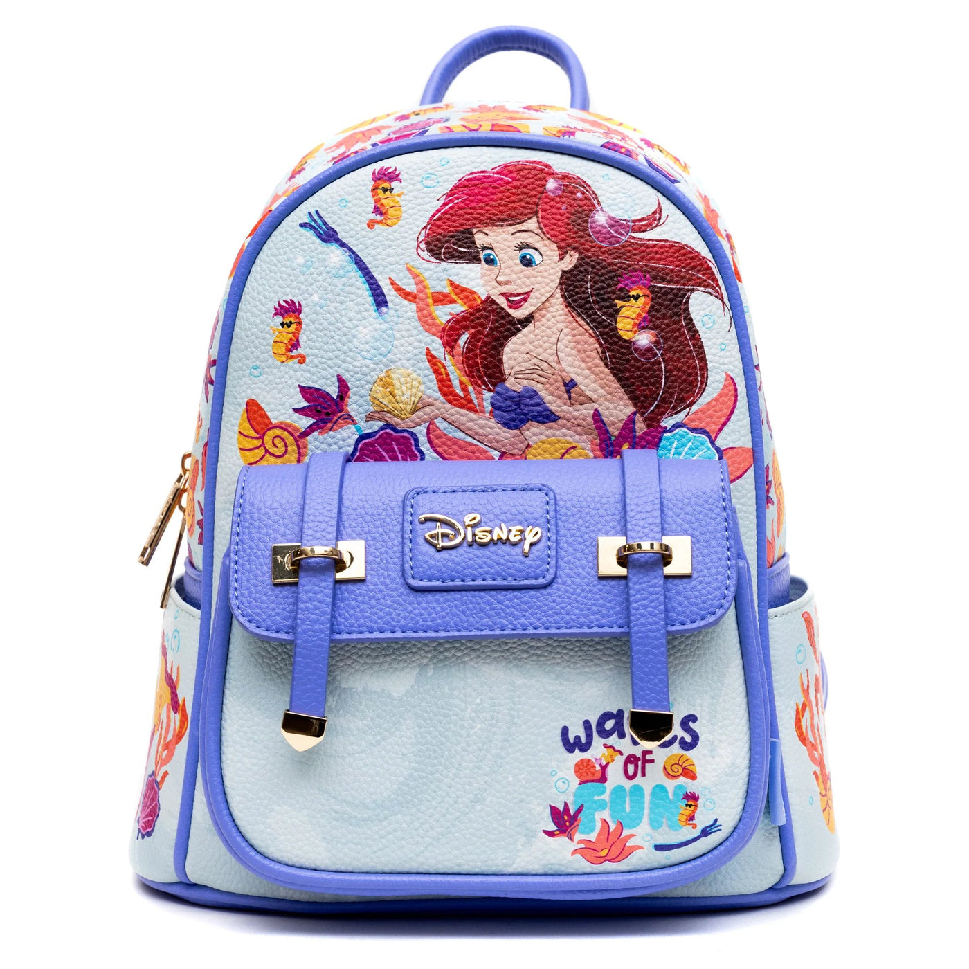 WondaPop Disney The Little Mermaid Mini Backpack - Front