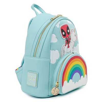 Funko POP! Marvel Deadpool 30th Anniversary Unicorn Rainbow Mini Backpack -  Side