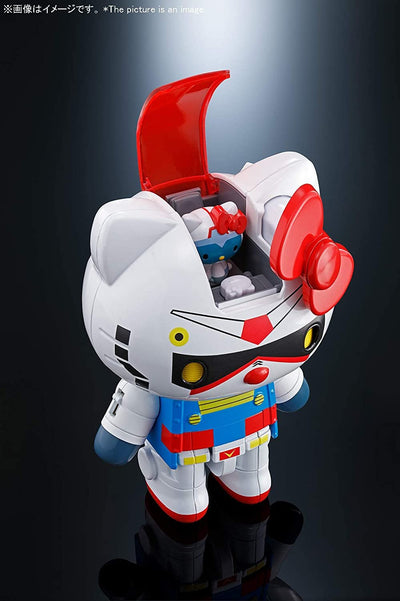 Mobile Suit Gundam x Sanrio Tamashii Nations Hello Kitty Chogokin Figure