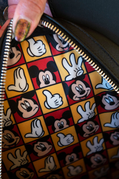671803454279 - 707 Street Exclusive - Loungefly Disney Mickey Mouse Cosplay Mini Backpack - IRL Lining