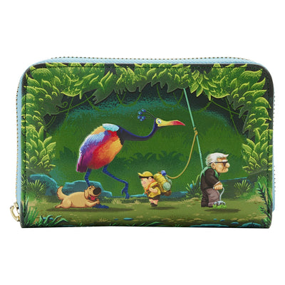 Loungefly Pixar Up Moment Jungle Stroll Zip-Around Wallet - Front