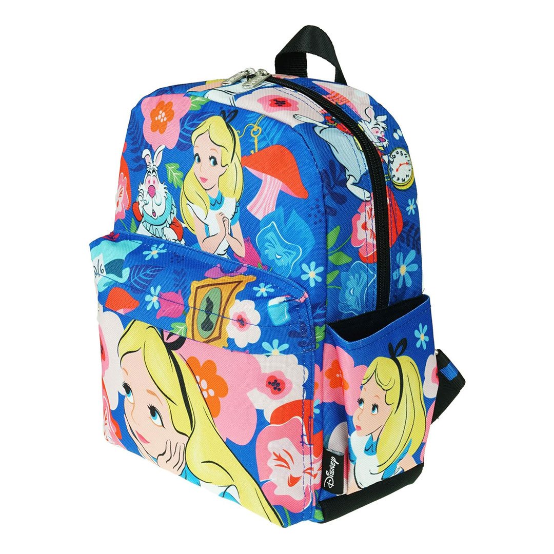 WondaPop Disney Alice in Wonderland Nylon Mini Backpack - Side angle 1