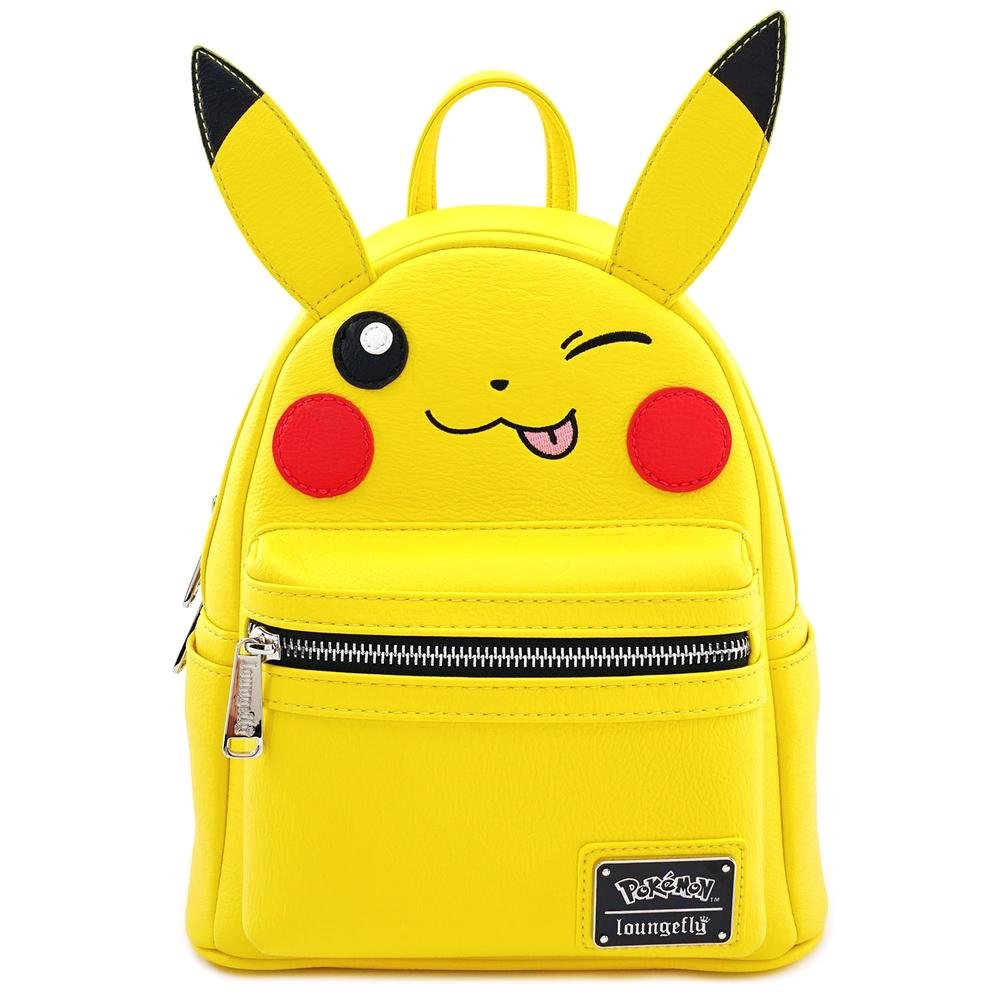 LOUNGEFLY X POKEMON PIKACHU WINK COSPLAY MINI BACKPACK - FRONT