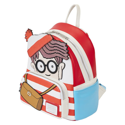 Loungefly Where's Waldo Cosplay Mini Backpack - Top View