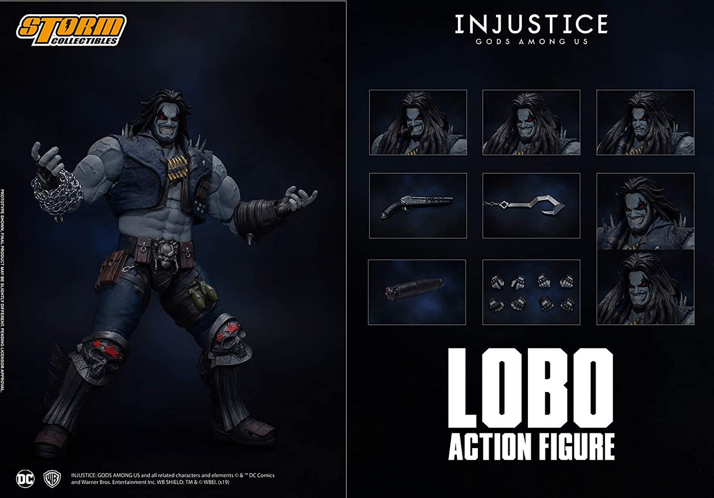 DC Comics: Injustice - Gods Among Us Lobo 1/12 Scale Figure