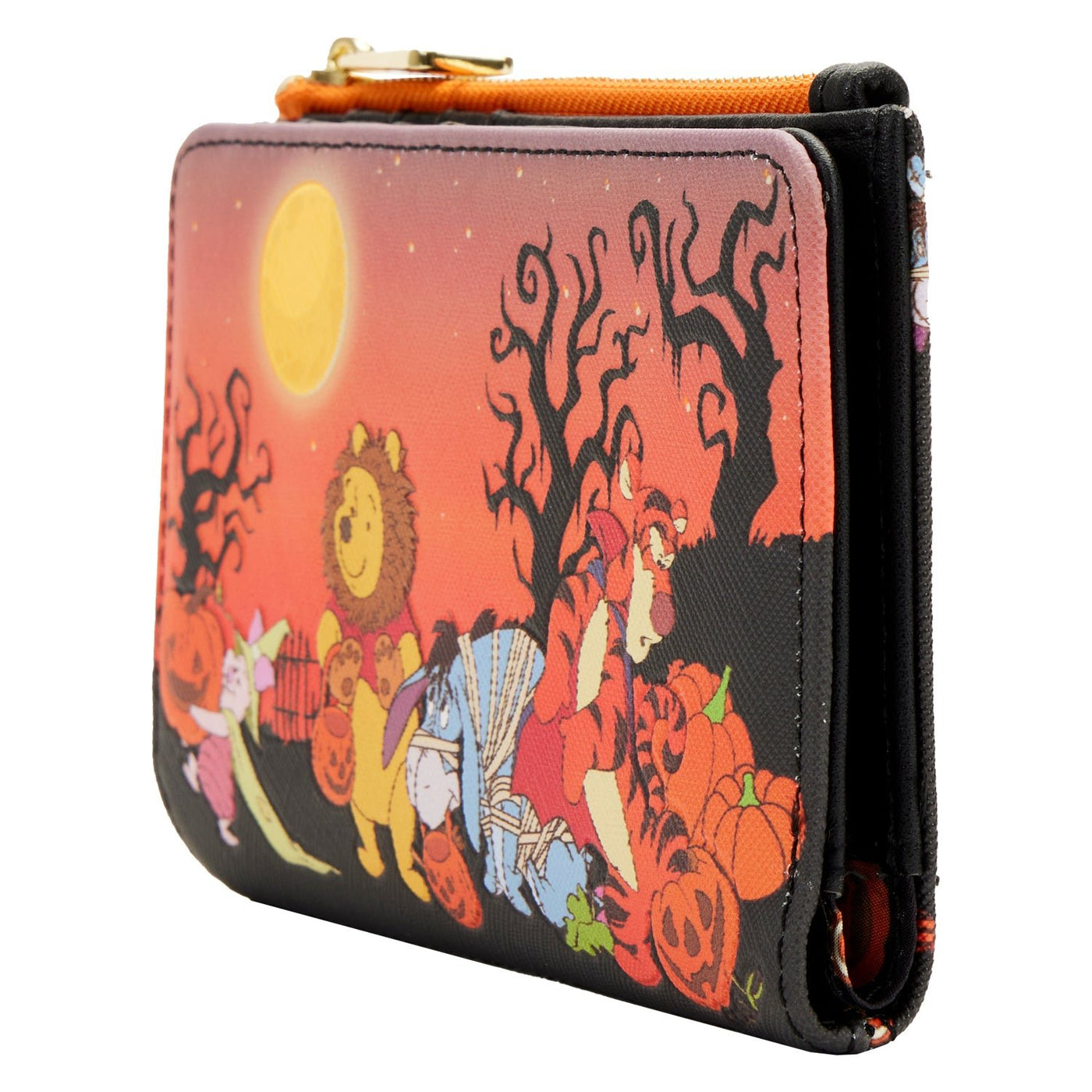 Loungefly Disney Winnie the Pooh Halloween Group Flap Wallet - Side