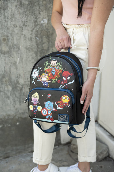 Loungefly Marvel Skottie Young Chibi Group Mini Backpack - IRL 02