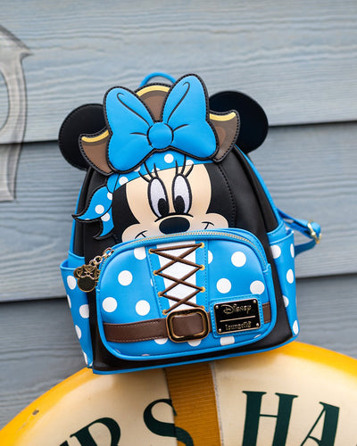 707 Street Exclusive - Loungefly Disney Pirate Minnie Mouse Cosplay Mini Backpack - Front Lifestyle