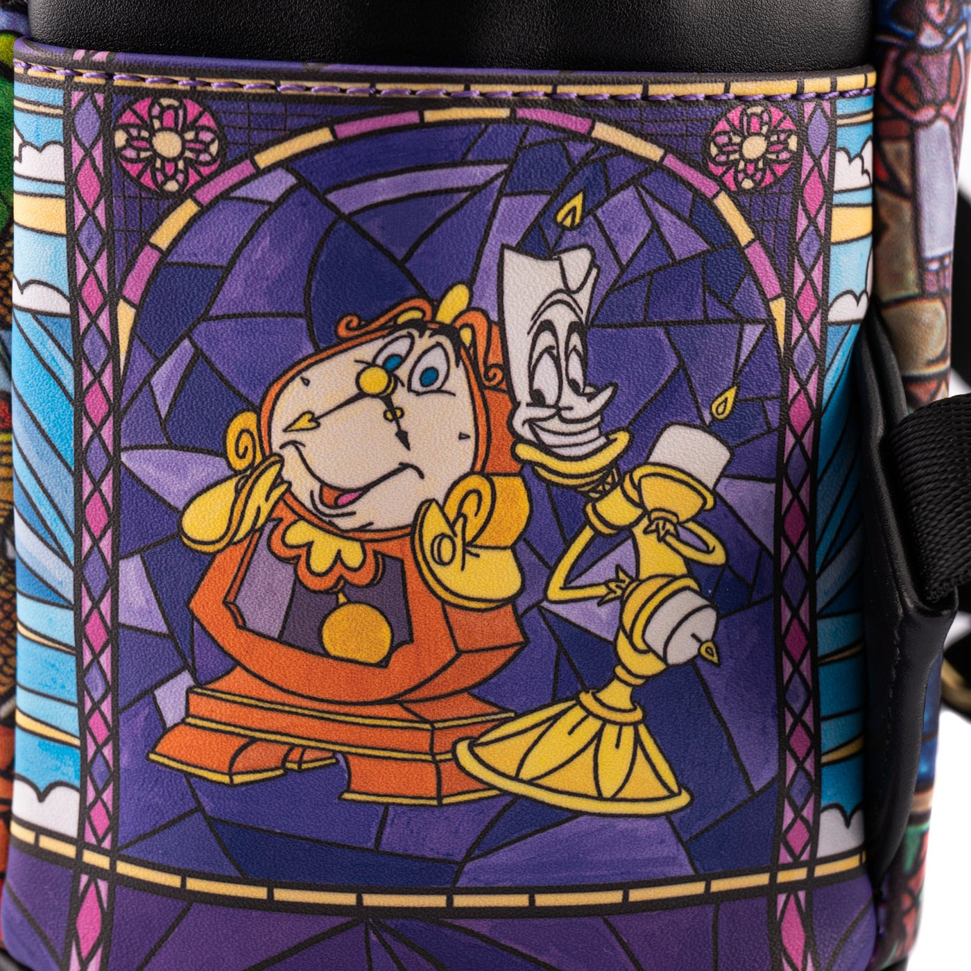 Loungefly Disney Princess Belle Castle Series Mini Backpack - Cogsworth