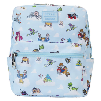 Loungefly Pixar Toy Story Movie Collab Allover Print Nylon Mini Backpack - Front