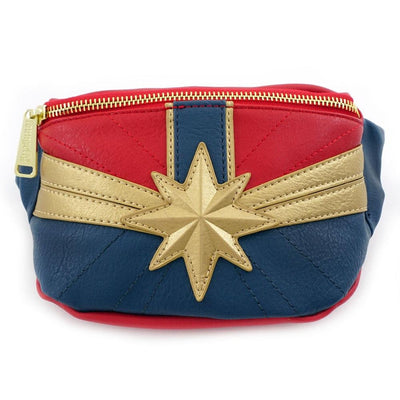 LOUNGEFLY X CAPTAIN MARVEL FANNY PACK - FRONT