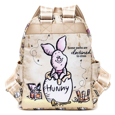 WondaPop Disney Winnie the Pooh Piglet Nylon Mini Backpack - Back