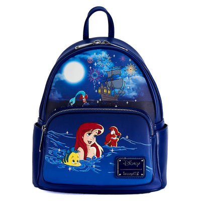 Loungefly Disney The Little Mermaid Ariel Fireworks Mini Backpack - Front