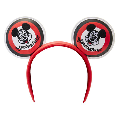 671803451391 - Loungefly Disney 100th Mouseketeers Ear Headband - Removable Bow