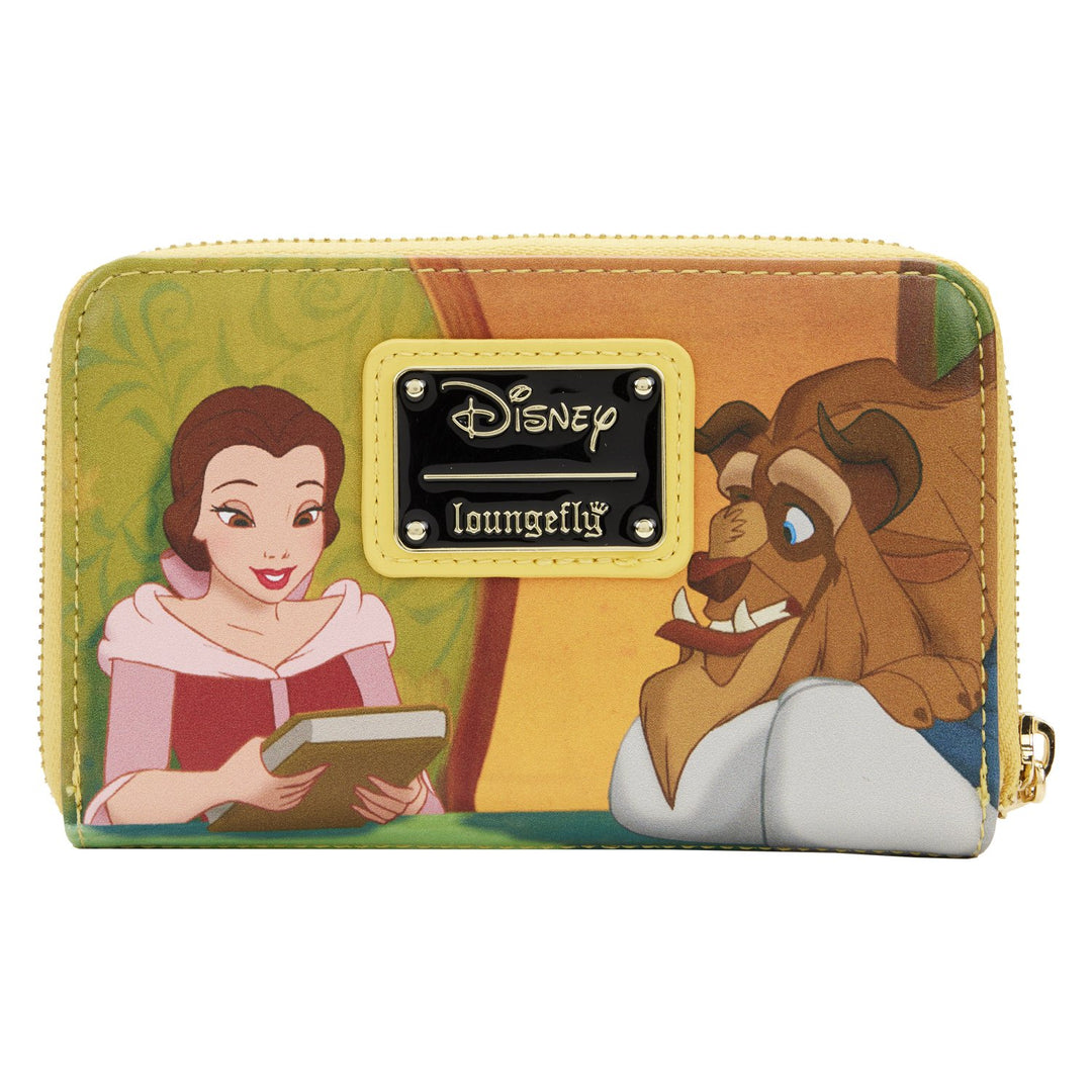 Loungefly Disney Beauty and the Beast Belle Princess Scene Zip Around Wallet