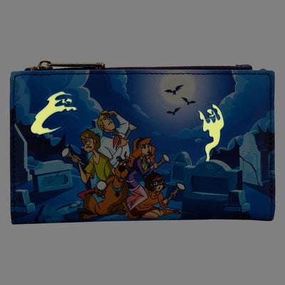 Loungefly Scooby-Doo Monster Chase Flap Wallet - Glow in the dark front