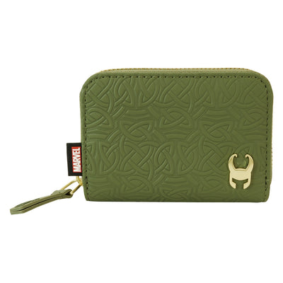 Loungefly Collectiv Marvel Loki The Organizr Accordion Wallet - Front