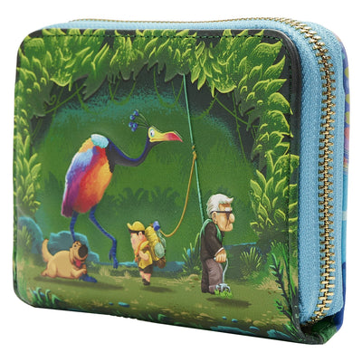 Loungefly Pixar Up Moment Jungle Stroll Zip-Around Wallet - Side View