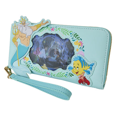Loungefly Disney The Little Mermaid Princess Lenticular Zip-Around Wallet - Lenticular