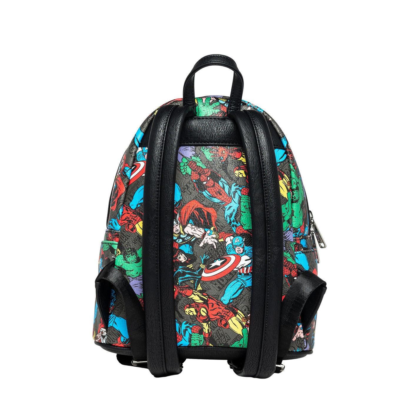 707 Street Exclusive - Loungefly Marvel Avengers Allover Print Mini Backpack - Back