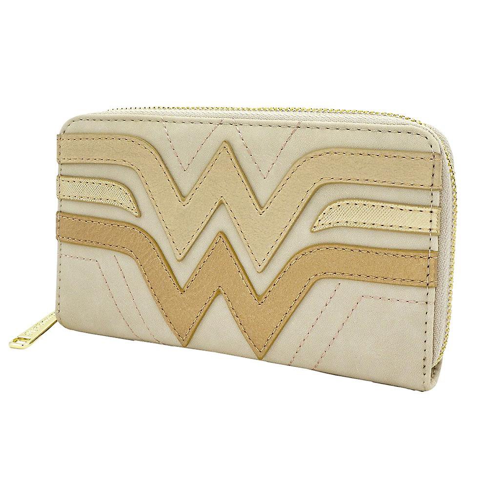 Loungefly x Wonder Woman Gold Logo Small Wallet - SIDE
