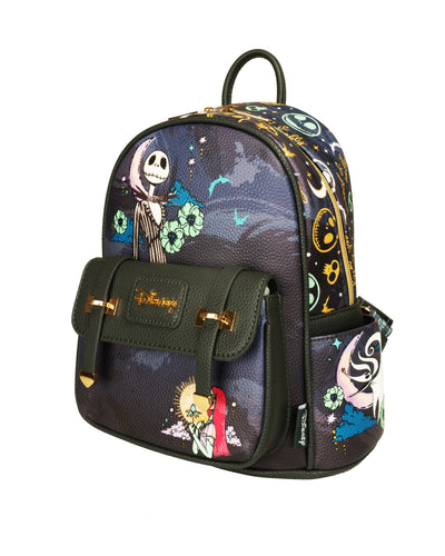 WondaPop Disney Nightmare Before Christmas Jack & Sally Mini Backpack - Side View