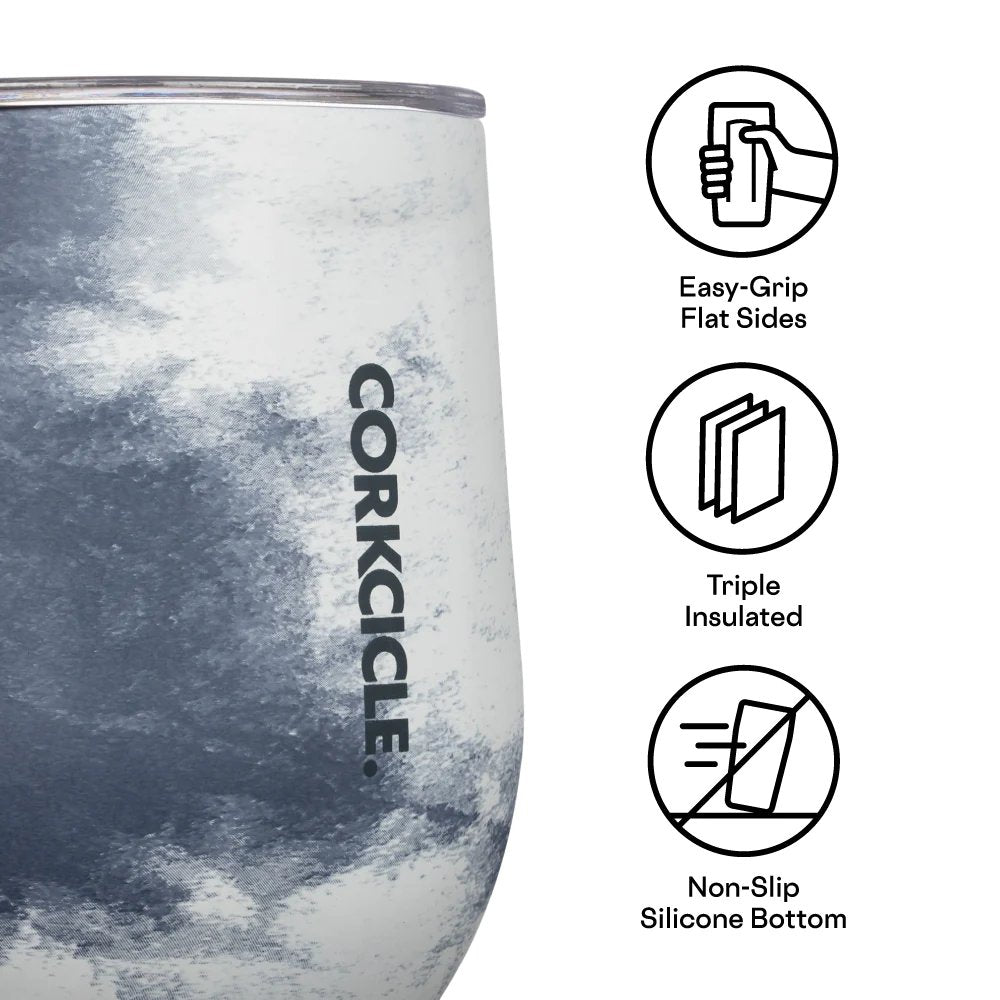 Corkcicle Disney Tie Dye Mickey Mouse 12oz Stemless Cup - Alternative Close Up