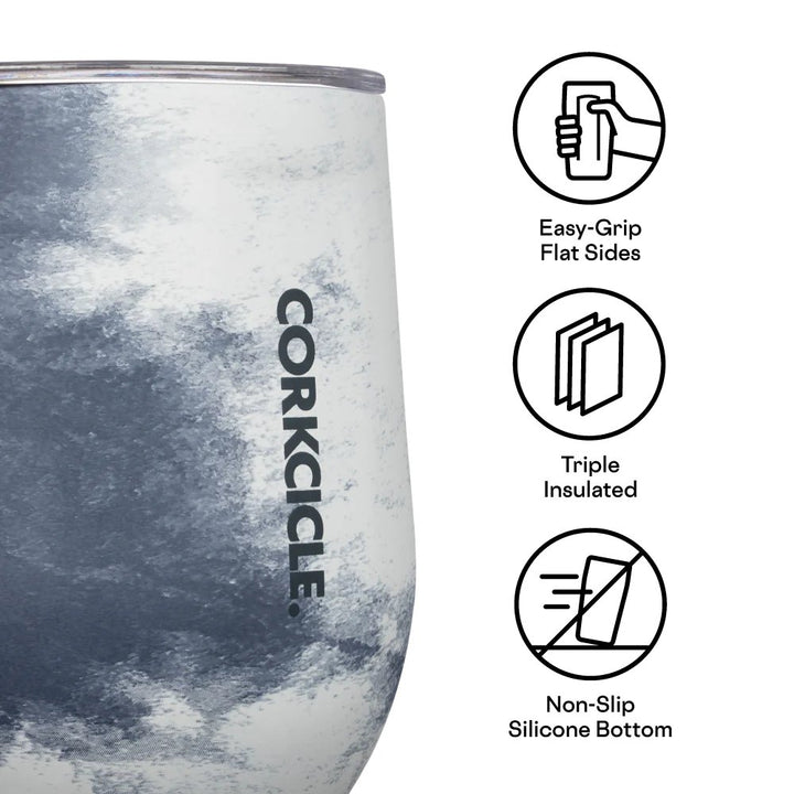 Corkcicle Disney Tie Dye Mickey Mouse 12oz Stemless Cup - Alternative Close Up