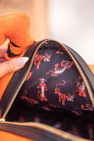 Loungefly Disney Winnie the Pooh Tigger Cosplay Mini Backpack - IRL Interior